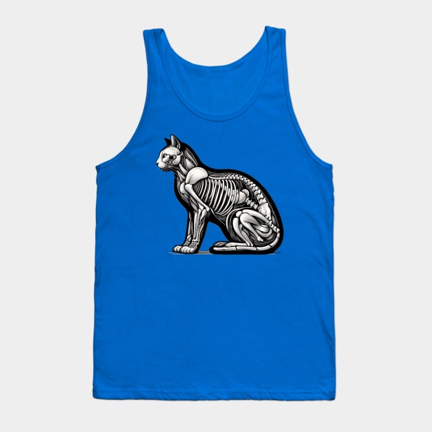 cat anatomy Tank Top by wizooherb